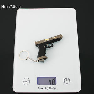 Pistolet jouet en alliage Empire D345 7,5 cm, pistolet jouet à éjection de douilles, <span class=keywords><strong>mini</strong></span> pistolet porte-clés avec balles miniatures - Product Image 3