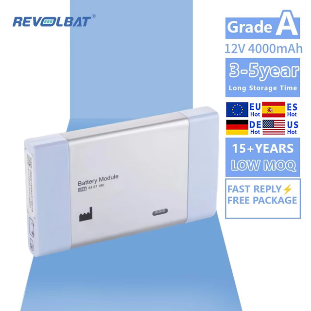 Revolbat High Quality Ni-MH Rechargeable Battery Pack of Servo-I Servo-S 12V 4000mAh Medical for Ventilator