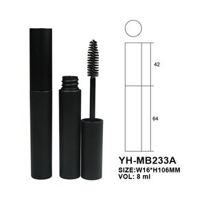 Tube de mascara de luxe en ABS/PETG, flacon en plastique noir avec capuchon rose doré, flacon d'eye-liner, emballage cosmétique personnalisé avec logo, conteneur pour mascara - Product Image 2