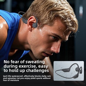Cuffie Bluetooth a Conduzione Ossea X3 Sport con Microfono per Ciclismo, 26g, Connessione a 2 Dispositivi, Certificazione CE FCC RoHS - Product Image 2