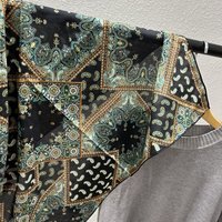 65*65cm Etnisch Patroon Echte Zijden Sjaal Zachte Vierkante Sjaal Mode Halsdoek Multifunctionele Halsdoeken voor Vrouwen