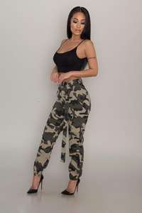 Brand Printed Pants <strong>for</strong> Women Sweatpants Camo Cargo <strong>Trousers</strong> <strong>Ladies</strong> Camouflage Cyan <strong>Combat</strong> Camouflage Harem <strong>Trousers</strong> Pockets - Product Image 5
