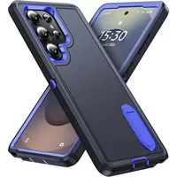 Étui antichute de qualité supérieure avec béquille intégrée pour Samsung Galaxy S26 Plus S25 S24 Plus S23 FE S22 Ultra Plus Housse de protection