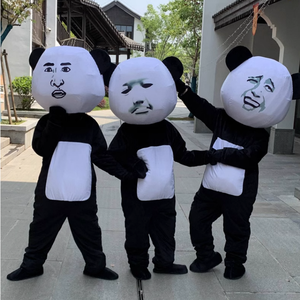Disfraces de <span class=keywords><strong>Panda</strong></span> de Peluche Personalizados, Divertidos y Originales, para Cosplay, Fiestas, Eventos, Actuaciones, Accesorios con Temática Navideña, Disfraz para Adultos - Product Image 3