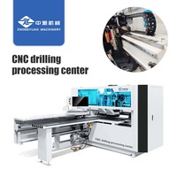 Machine de perçage CNC à 6 faces pour le bois, machine de perçage et de rainurage CNC à six faces