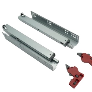<strong>Full</strong> <strong>Extension</strong> Factory Wholesale Easy Mount <strong>Drawer</strong> <strong>Slide</strong> <strong>Drawer</strong> Rail <strong>Drawer</strong> Hidden <strong>Slide</strong> - Product Image 1