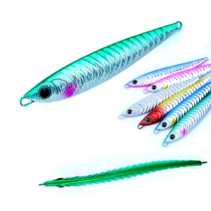 Leurre métallique de pêche Jigging en forme de S, 20g, 40g, 60g, 80g, pour pêche au jig lent, vente en gros - Product Image 5
