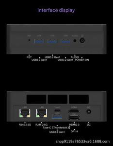 Mini PC Sin Ventilador Intel 13.ª Generación, 8 GB de RAM, Windows 10, Pantalla Dual HDMI VGA, Computadora de Escritorio Micro Industrial Silenciosa para Negocios - Product Image 4