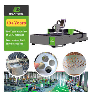 เครื่องตัดไฟเบอร์เลเซอร์พร้อมระบบควบคุม Cypcut มอเตอร์เซอร์โว Yaskawa สำหรับตัดแผ่นโลหะผสมไทเทเนียม CNC 3 แกนความเร็วสูง - Product Image 1