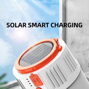 Lámpara de Camping LED Recargable por USB, Lámpara de Camping LED Portátil para Exteriores, Luces de Camping Solares Multifuncionales - Product Image 6