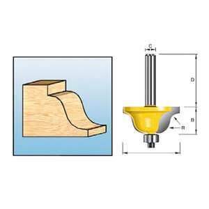 MAKITA-Fresa de ojiva romana de 0088381166591-EAN BROCAS OTRAS BROCAS - Product Image 1