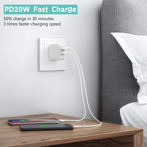Cargador rápido para teléfono móvil <span class=keywords><strong>iphone</strong></span>, Cargador <span class=keywords><strong>usb</strong></span> <span class=keywords><strong>tipo</strong></span> <span class=keywords><strong>c</strong></span> con puerto dual para <span class=keywords><strong>iphone</strong></span> 13 <span class=keywords><strong>14</strong></span>, 1 unidad - Product Image 2
