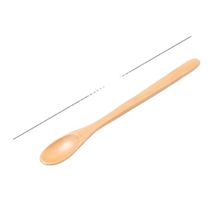 WOQI Mini mezcla <span class=keywords><strong>de</strong></span> madera barra agitadora cuchara palos mango largo pequeñas cucharaditas <span class=keywords><strong>de</strong></span> café <span class=keywords><strong>de</strong></span> miel para fiestas al por mayor - Product Image 1