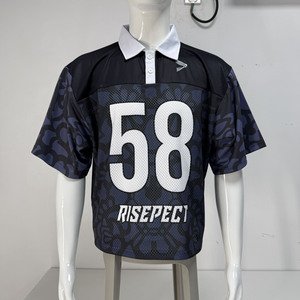 Men's Retro Football Jersey with <b>Polo</b> Collar Moisture Wicking & Breathable Fabric Custom Logo and Team Name for Football Fan - Product Image 2