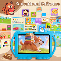 YPORANGECHENG Tablet Anak 7-Inci Terlaris 2GB+32GB MTK Quad Core 3000mAh Wi-Fi 5G 1024x600 Android 12 Kamera 0.3MP+2MP