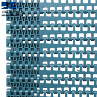 Bande transporteuse modulaire en plastique de type grille flash série JY 9001 pour un transport linéaire des boissons