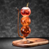 Mug à lait en verre à double paroi moderne, design bulle, queue de poulet, paille et gourde, compatible lave-vaisselle et micro-ondes, vente en gros