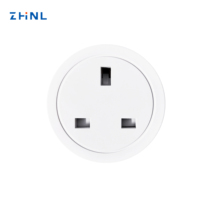 Tuya Mini Alexa Google Télécommande British UK Home 20a Life App Control Prise de surveillance de l'alimentation WiFi UK Smart Plug