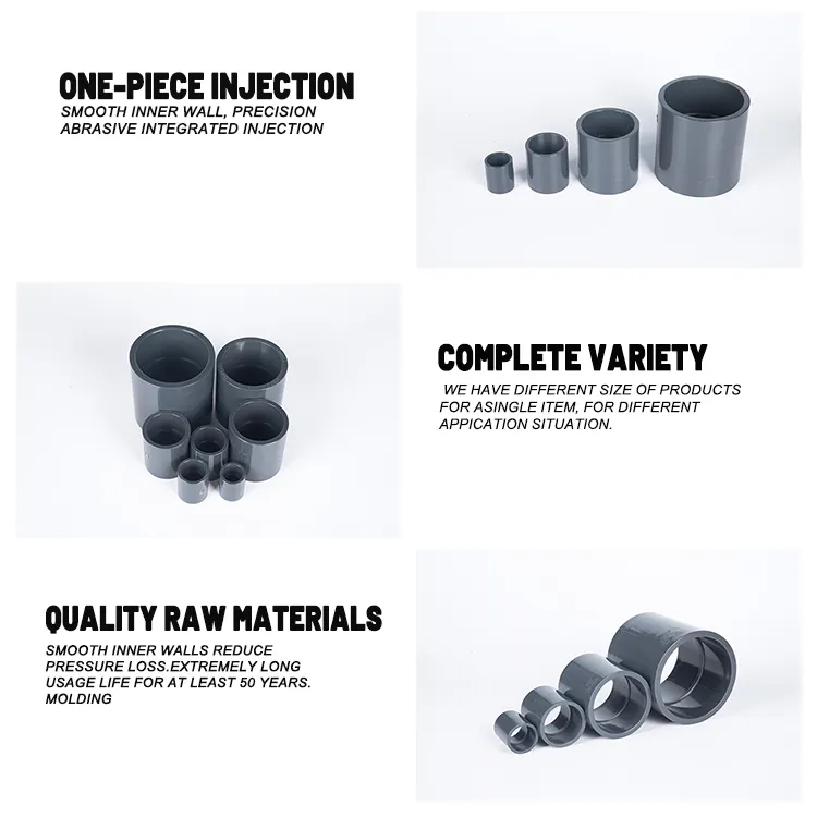 Các nhà máy bán buôn ống nước vật liệu tùy chỉnh PVC chất lượng cao nhựa tên của PVC cpvc uPVC phụ kiện đường ống