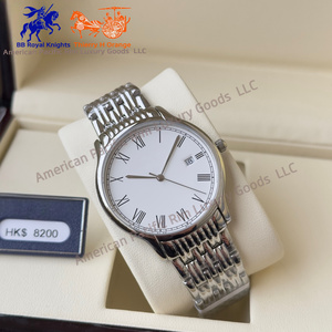 Hot-bán unisex kinh doanh-phong cách thạch anh xem, thời trang của cặp vợ chồng mô hình, với chức năng phát sáng và thợ lặn Dây đeo bằng thép không gỉ - Product Image 3