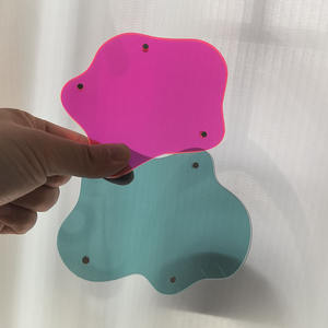 Marcos DE FOTOS <span class=keywords><strong>Polaroid</strong></span> abstractos, pequeño marco de fotos magnético acrílico, imán de nevera de acrílico de neón, marco de fotos colorido 5*7 - Product Image 6