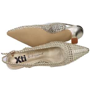 Xti Donna Slingback 145432 Or Talon 6 cm Taille 40 Escarpins - Product Image 6