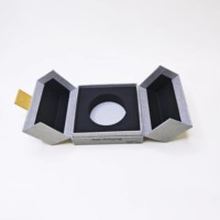 Boîte d'emballage de parfum personnalisée à double porte avec insert en mousse EVA, boîte en papier rigide de qualité supérieure pour l'emballage de flacons de parfum