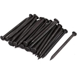 Uxcell – clous à béton de 3 pouces, en acier au carbone, pointe pointue, noirs, 30 pièces, pour fixation murale et ciment - Product Image 1