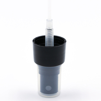 Brume de parfum cosmétique 24MM flacon pulvérisateur en plastique vide avec pompe à bouchon à vis pour cosmétiques