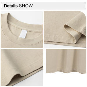 Camiseta de Hombre AG260 de Alta Calidad, 100% Algodón, Talla Grande, 260g, Impresión de Serigrafía Personalizada, Diseño en Blanco, Transpirable - Product Image 4