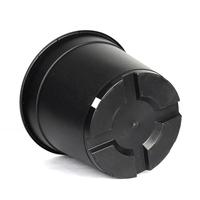 Vente en gros de pots de pépinière en plastique noir pour jardin, serre, horticulture, de 1, 2, 3, 5, 7, 10, 15, 20, 25 gallons