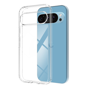 Trasparente posteriore semplice morbido TPU + acrilico duro 2 <span class=keywords><strong>in</strong></span> 1 custodia per telefono antiurto per Google Pixel - Product Image 2