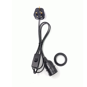 EU chúng tôi cắm đèn cơ sở chủ với On/Off chuyển đổi điện dây cáp treo Mặt dây dẫn ánh sáng lịch thi đấu bóng đèn ổ cắm dây - Product Image 3