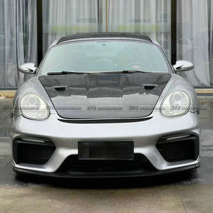 Barre avant en plastique PP haute résistance GT4 avec ouverture pour feux antibrouillard, compatible uniquement avec Cayman 987.1 et 987.2, pièces de carrosserie de montage OEM améliorées. - Product Image 4