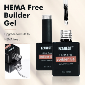 FZANEST HEMA FREE BIAB Gel Durcisseur en Bouteille à Faible Chaleur pour Extension d'Apex, Renforcement, Modélisation et Structuration des Ongles - Product Image 1
