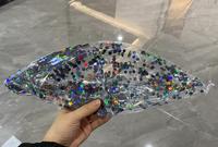 Ballon de plage gonflable personnalisable avec paillettes - Jouet de plage promotionnel imprimé pour les jeux aquatiques en plein air