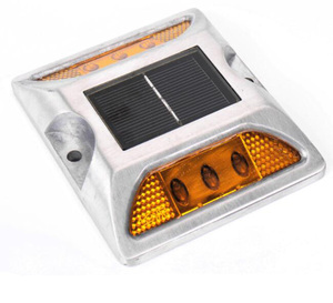 <span class=keywords><strong>Reflector</strong></span> LED solar de doble cara, luz de tierra de carretera intermitente - Product Image 2