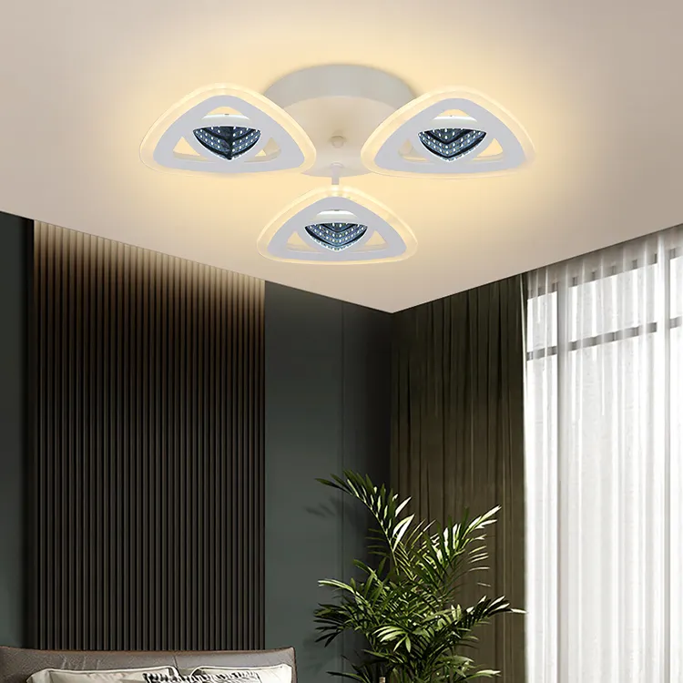 Ganva Super Heldere Decoratieve Residentiële 84W Moderne Led Plafond Lamp Met 2.4G Afstandsbediening