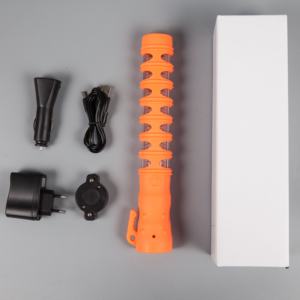 多機能緊急用ハンドヘルドフラッシュライト、黄色の交通指揮棒 - Product Image 6