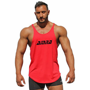 Plus Size Men's Gym Vest Custom Color New Style Gym Fitness Vest - Product Image 3