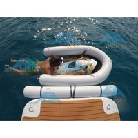 140x138cm, Tube en PVC, moteur de bateau, Station de JetSki gonflable, Dock de mer gonflable, C Dock avec sac d'eau