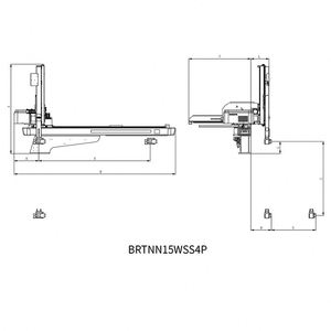 BRTNN15WSS4P/F Nuevo Manipulador Telescópico Vertical Servo de Cuatro Ejes, Rango 470T-800T, 5500W, 1 Año de Garantía, Horizontal - Product Image 4