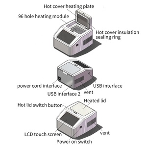 Großhandel Professionelle Intelligente DNA/RNA-Maschine für Labore: Echtzeit-Amplifikations-Gradienten-Thermocycler für Laboranwendungen - Product Image 4