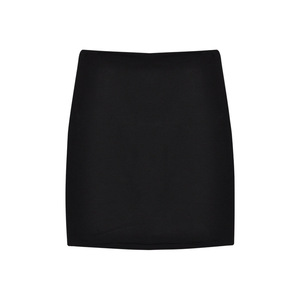 Women's High Waist Tight Bodycon Mini Skirt Black Solid Color Stretchy Fit Summer Wear - Product Image 5