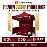 Tente professionnelle pour salon professionnel, robuste, portable, imperméable, en tissu polyester, avec logo personnalisé, pour exposition, sport et extérieur