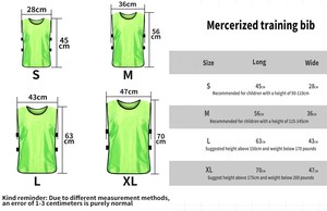 Logo personalizzato per adulti bambini <span class=keywords><strong>calcio</strong></span> allenamento bavaglino sport sul gilet calore in bianco sublimazione <span class=keywords><strong>calcio</strong></span> formazione gilet camicia e Top - Product Image 6