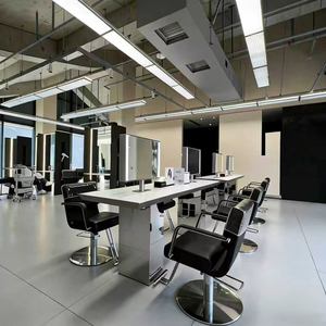 Industrial Style Hair Salon <b>Mirror</b> <b>Table</b> Hot Dyeing <b>Table</b> Stainless Steel Hair Salon MJirror <b>Table</b> Hair Salon Equipment - Product Image 2