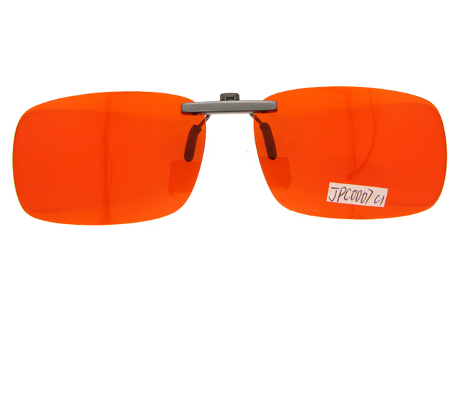 New Collection 99% Filter Anti Blue Light Gaming Clip Glasses Red Lens Sleep Improvement Glare Blocker Fashion PC Metal Frame
