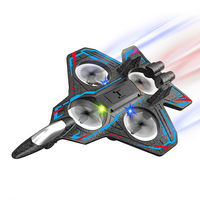 Avion de Chasse Planeur en Mousse Durable avec Télécommande Intelligente 2.4G, Lumière, Vol Circulaire 360°, Retour par Simple Clic, Vol Stationnaire Automatique – Idéal Cadeau