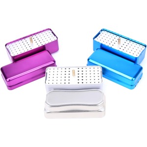Dental <b>Box</b>, 72 Holes, Aluminum Autoclave, 72 Holes, for Dental <b>Files</b> - Product Image 1